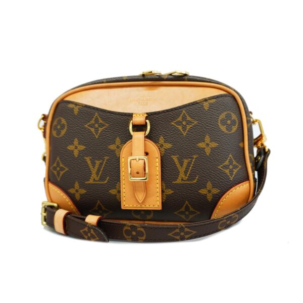 1240001052304 1 Louis Vuitton Deauville Mini Monogram Shoulder Bag Brown