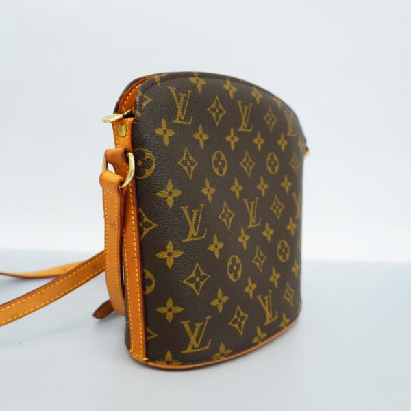 1240001052305 2 Louis Vuitton Drouot Monogram Shoulder Bag Brown