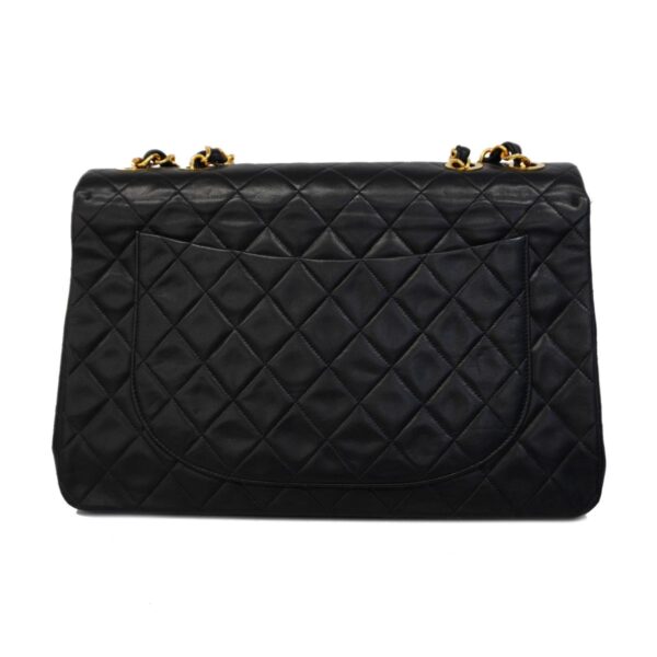 1240001052311 14 Chanel Big Matelasse W Chain Lambskin Shoulder Bag Black