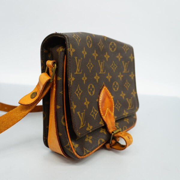 1240001052367 2 Louis Vuitton Cartesier MM Monogram Shoulder Bag Brown