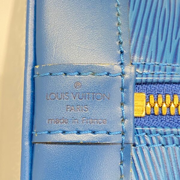 1240001052379 5 Louis Vuitton Alma Epi Handbag Toledo Blue