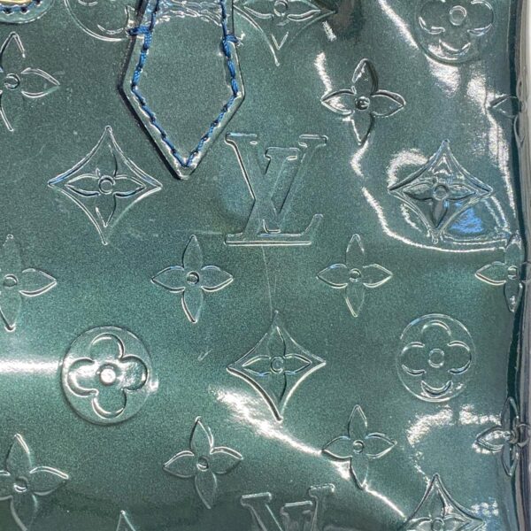 1240001052380 9 Louis Vuitton Wilshire PM Vernis Tote Bag Blue Nuit