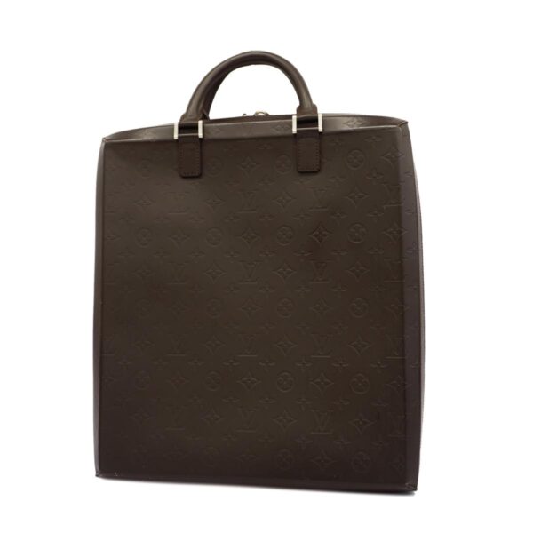 1240001052385 1 Louis Vuitton Elvin Monogram Glace Briefcase Cafe