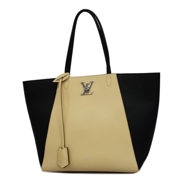 1240001052386 1 Louis Vuitton lock Me Tote Bag Vagne U Noir