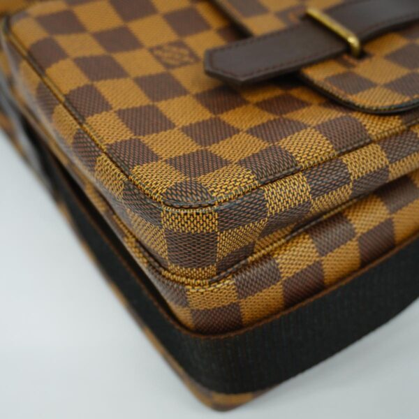 1240001052387 13 Louis Vuitton Broadway Damier 2way Bag Ebene