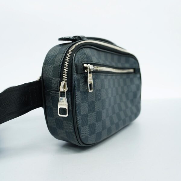 1240001052388 2 Louis Vuitton Ambrel Damier Graphite Body Bag Black