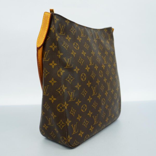 1240001052389 2 Louis Vuitton Looping GM Monogram Shoulder Bag Brown