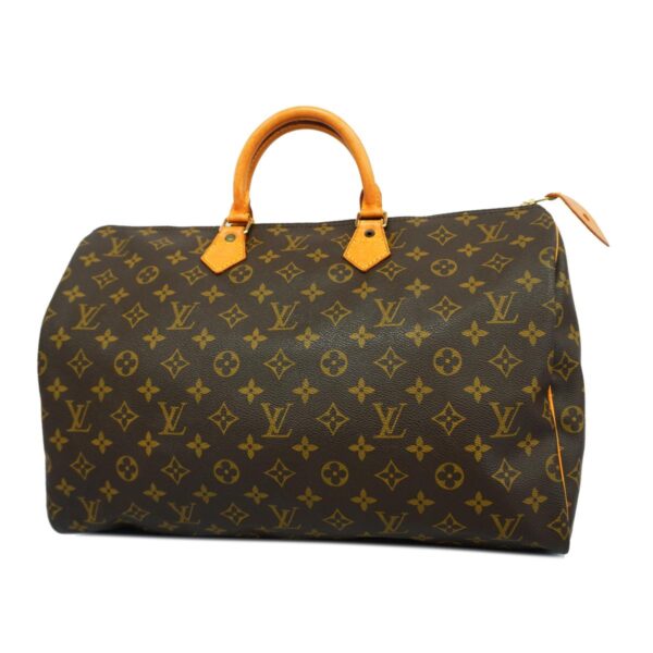 1240001052390 1 Louis Vuitton Speedy 40 Monogram Handbag Brown