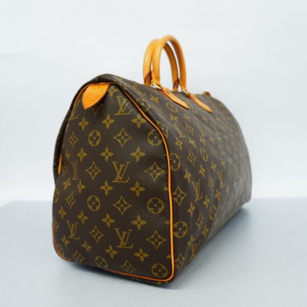 1240001052390 2 Louis Vuitton Speedy 40 Monogram Handbag Brown