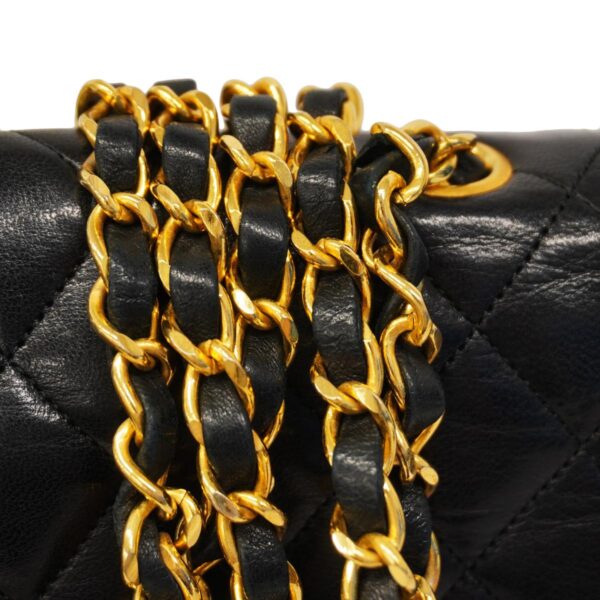 1240001052409 10 Chanel Matelasse Chain Lambskin Shoulder Bag Black