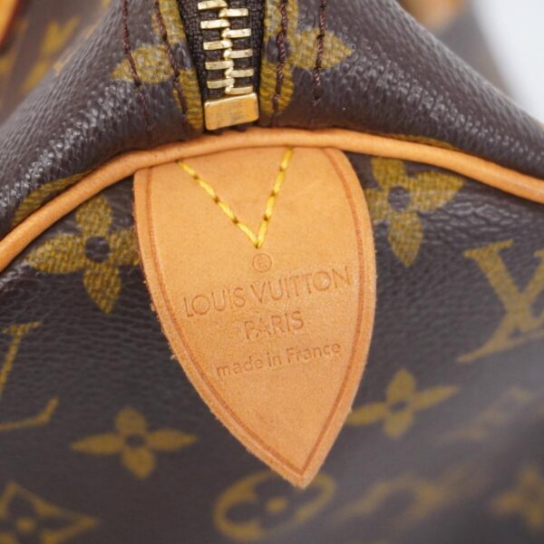 1240001052439 5 Louis Vuitton Speedy 30 Monogram Handbag Brown