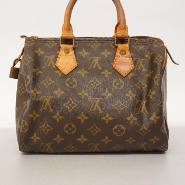 1240001052472 15 Louis Vuitton Speedy 25 Monogram Handbag Brown