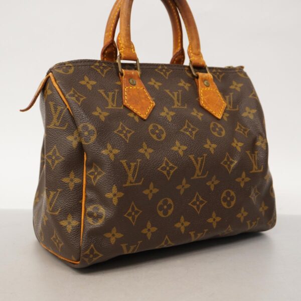 1240001052472 2 Louis Vuitton Speedy 25 Monogram Handbag Brown