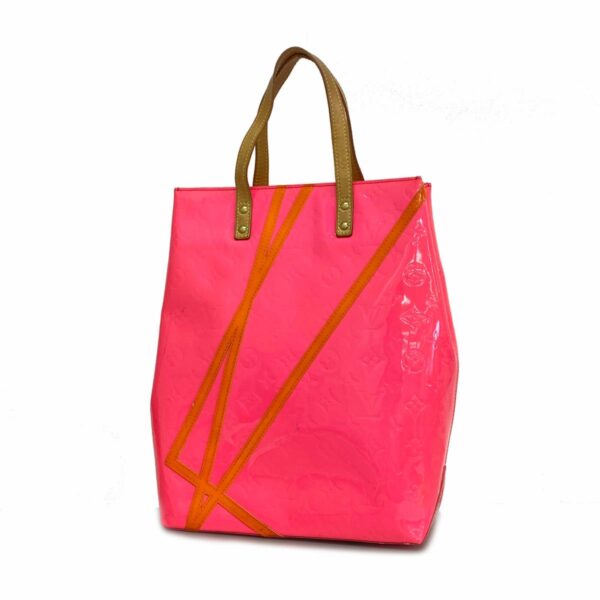 1240001052476 1 Louis Vuitton Lead MM VerniFluo Tote Bag Rose