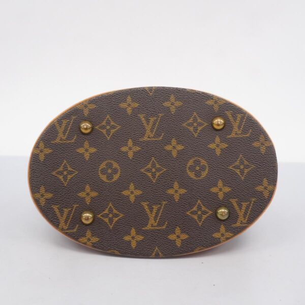 1240001052503 3 Louis Vuitton Bucket PM Monogram Tote Bag Brown