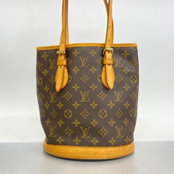 1240001052514 10 Louis Vuitton Bucket PM Monogram Tote Bag Brown