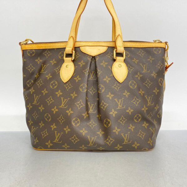 1240001052555 13 Louis Vuitton Palermo PM Monogram 2way Bag Brown