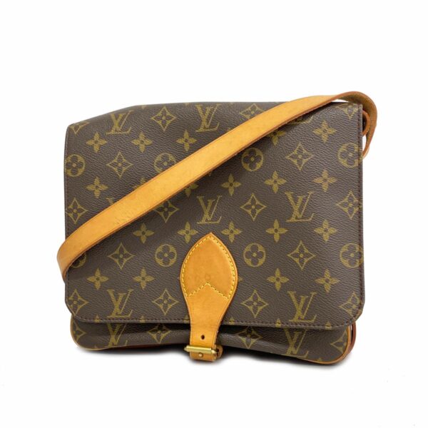 1240001052557 1 Louis Vuitton Cartesier GM Monogram Shoulder Bag Brown