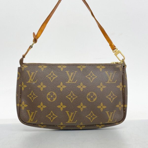 1240001052560 11 Louis Vuitton Pochette Accessory Monogram Pouch Brown