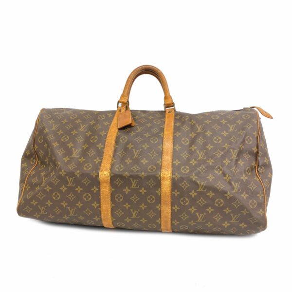 1240001052571 1 1 Louis Vuitton Keepall 60 Monogram Bag Brown