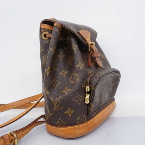 1240001052594 2 Louis Vuitton Mini Monsouris Monogram Rucksack Brown