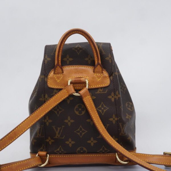 1240001052594 20 Louis Vuitton Mini Monsouris Monogram Rucksack Brown