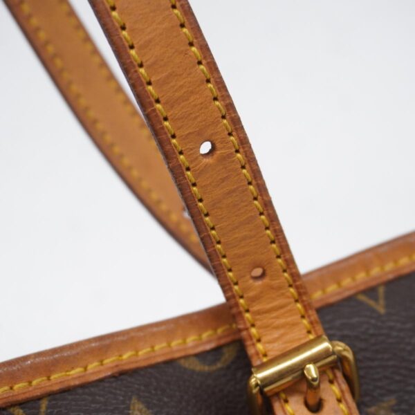 1240001052595 13 Louis Vuitton Bucket PM Monogram Tote Bag Brown