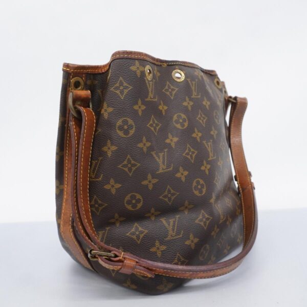 1240001052596 2 Louis Vuitton Petit Noe Monogram Shoulder Bag Brown