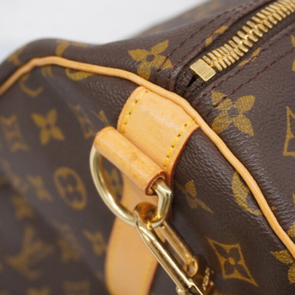 1240001052599 14 Louis Vuitton Keepall Bandouliere 60 Monogram Bag Brown