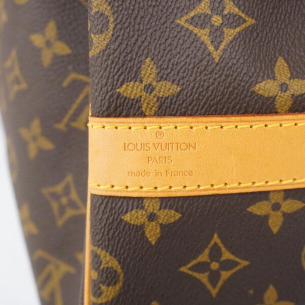 1240001052599 5 Louis Vuitton Keepall Bandouliere 60 Monogram Bag Brown