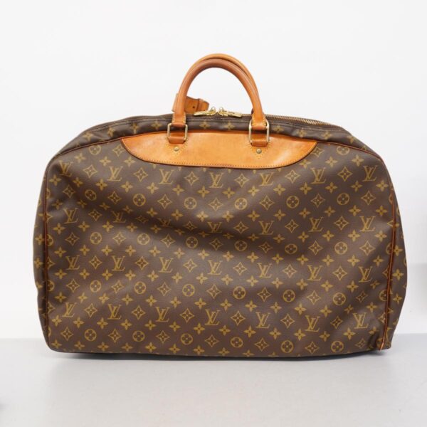 1240001052603 14 Louis Vuitton Alize Anne Poche Monogram Bag Brown