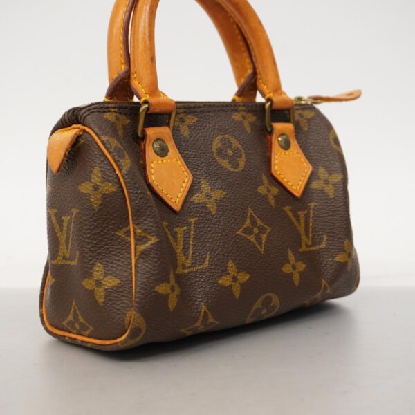 1240001052607 2 Louis Vuitton Mini Speedy Monogram Handbag Brown