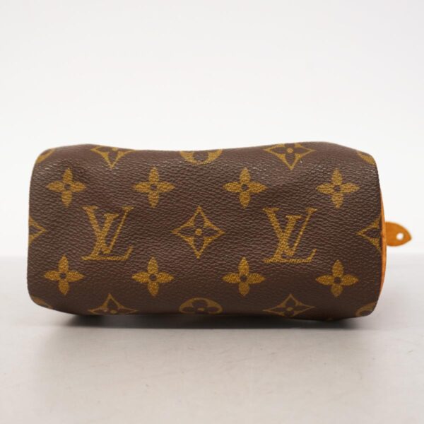 1240001052607 3 Louis Vuitton Mini Speedy Monogram Handbag Brown