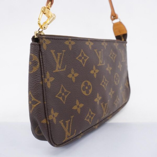 1240001052610 2 Louis Vuitton Pochette Accessory Monogram Pouch Brown