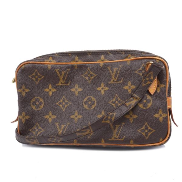 1240001052612 1 Louis Vuitton Pochette Marly Bandouliere Monogram Shoulder Bag Brown