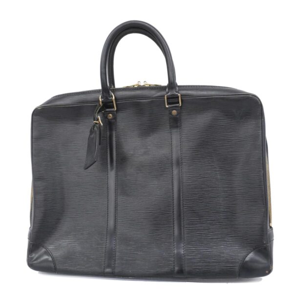 1240001052616 1 Louis Vuitton Porte de Cumin Voyage Epi Briefcase Noir