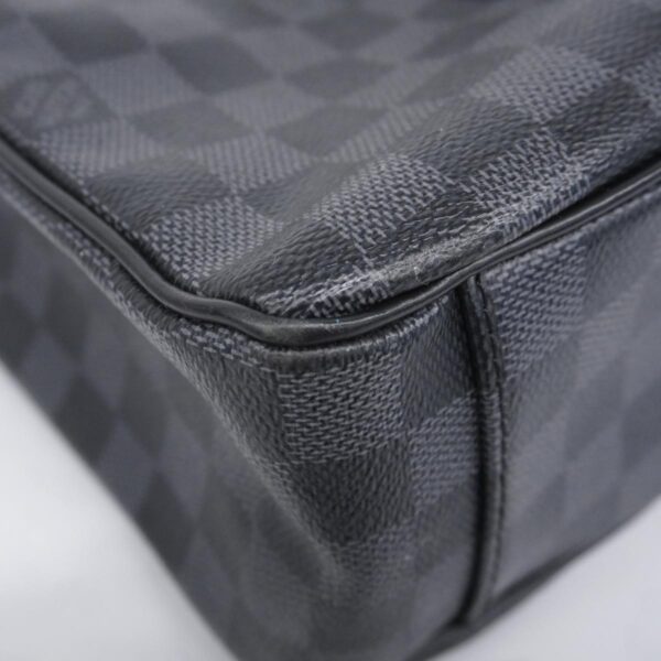 1240001052621 8 Louis Vuitton Tadao PM NM Damier Graphite 2way Bag Black