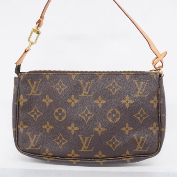 1240001052622 11 Louis Vuitton Pochette Accessory Monogram Pouch Brown