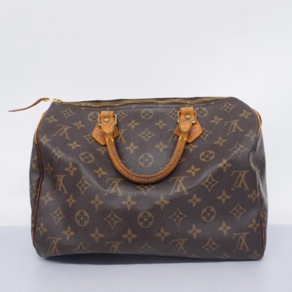 1240001052623 16 Louis Vuitton Speedy 30 Monogram Handbag Brown