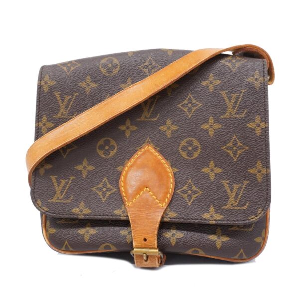 1240001052633 1 Louis Vuitton Cartesier 22 Monogram Shoulder Bag Brown