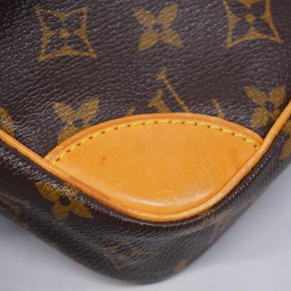 1240001052636 15 Louis Vuitton Danube Monogram Shoulder Bag Brown