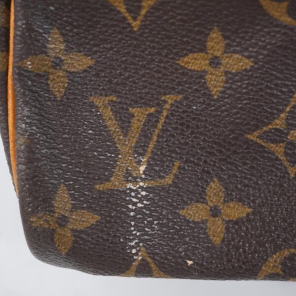 1240001052637 12 Louis Vuitton Speedy 30 Monogram Handbag Brown