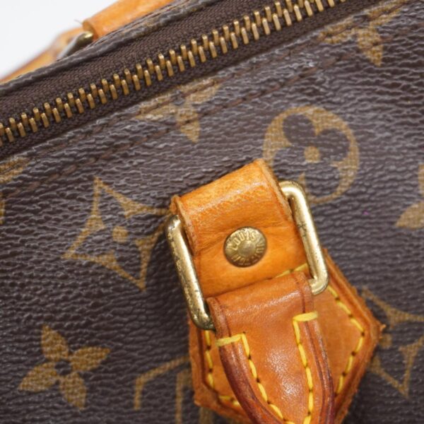 1240001052637 13 Louis Vuitton Speedy 30 Monogram Handbag Brown