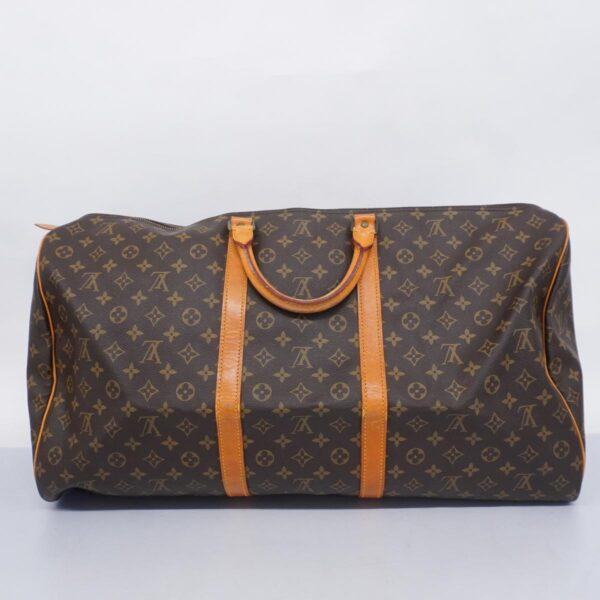 1240001052641 15 Louis Vuitton Keepall 60 Monogram Bag Brown