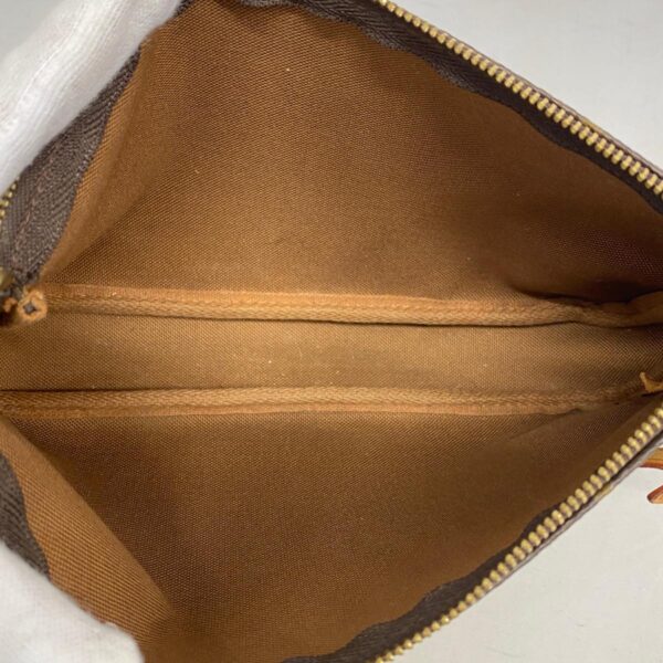 1240001052642 4 Louis Vuitton Pochette Accessory Monogram Pouch Brown