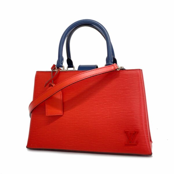 1240001052650 1 Louis Vuitton Kleber PM Epi 2way Bag Coquelicot