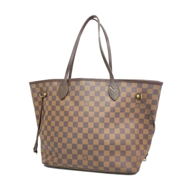 1240001052656 1 Louis Vuitton Neverfull MM Damier Tote Bag Ebene