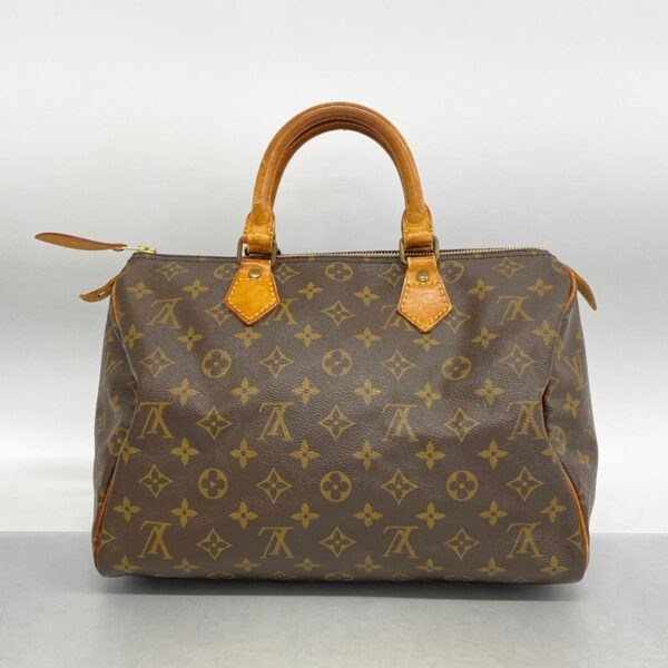 1240001052658 12 Louis Vuitton Speedy 30 Monogram Handbag Brown