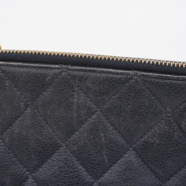 1240001052670 8 Chanel Matelasse Chain Caviar Skin Shoulder Bag Black