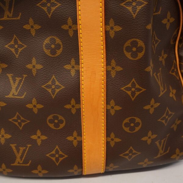 1240001052681 7 Louis Vuitton Keepall Bandouliere 55 Monogram Bag Brown